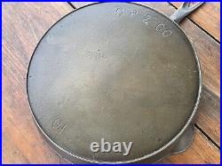 O. P. & Co. #10 Cast Iron Skillet