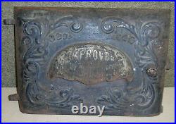 Old S. B. Sexton's Improved New Baltimore Cast Iron Stove Door