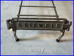 Original Authentic Griswold Cast Iron Skillet Display Rack Original Authentic Griswold Cast Iron Skillet Display Rack