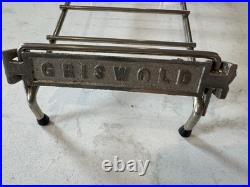 Original Authentic Griswold Cast Iron Skillet Display Rack Original Authentic Griswold Cast Iron Skillet Display Rack