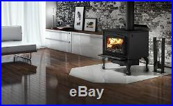 Osburn 2000 Wood Stove Fireplace With Blower Free Standing Cast Iron EPA Large