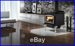 Osburn 2000 Wood Stove Fireplace With Blower Free Standing Cast Iron EPA Large