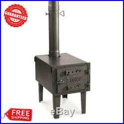 Outdoor Woodstove Wood Burning Stove Fireplace Fire Small Pipe Burner Camp Heat