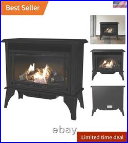 PH30DT 30,000 BTU 32 Intermediate Gas vent free stove, Black