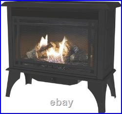 PH30DT 30,000 BTU 32 Intermediate Gas vent free stove, Black