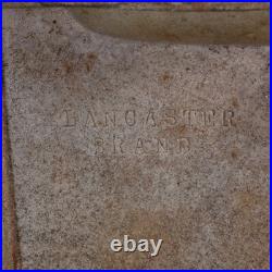 Pair Antique Lancaster Brand Eagle Cast Iron Cook Stove Salesman Sample Large