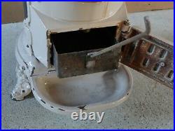 Petit Coal Stove with Heavy Enameled Cast Iron Fittings Thermocet No 75 Nice Condi