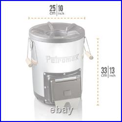 Petromax Rocket Compact Outdoor Stove with Cast Iron Cooking Surface, Camp Stove Petromax Rocket Compact Outdoor Stove with Cast Iron Cooking Surface, Camp Stove