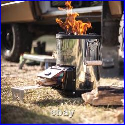 Petromax Rocket Compact Outdoor Stove with Cast Iron Cooking Surface, Camp Stove Petromax Rocket Compact Outdoor Stove with Cast Iron Cooking Surface, Camp Stove