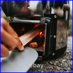 Petromax Rocket Compact Outdoor Stove with Cast Iron Cooking Surface, Camp Stove Petromax Rocket Compact Outdoor Stove with Cast Iron Cooking Surface, Camp Stove