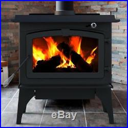 Pleasant Hearth 1,800 sq. Ft. EPA Certified Wood-Burning Stove with Blower