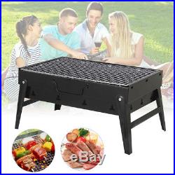 Portable Charcoal BBQ Grill Backyard Barbecue Outdoor Camping Burner Patio Stove