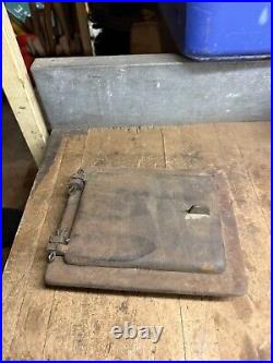 Portland Maine ME Stove FDY Co No 68 Ash Coal Clean Out Chimney Cast Iron Door