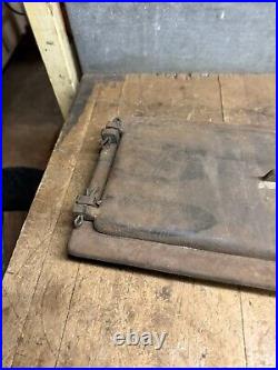 Portland Maine ME Stove FDY Co No 68 Ash Coal Clean Out Chimney Cast Iron Door
