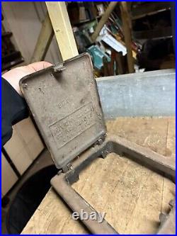 Portland Maine ME Stove FDY Co No 68 Ash Coal Clean Out Chimney Cast Iron Door