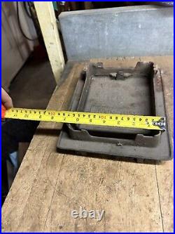 Portland Maine ME Stove FDY Co No 68 Ash Coal Clean Out Chimney Cast Iron Door
