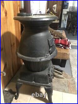 Pot belly wood burning stove
