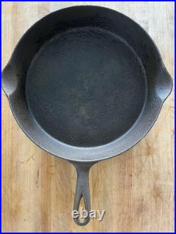 Pre Griswold Erie #11 First Series Cast Iron Skillet