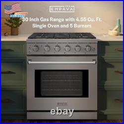 Prostyle 30 Gas Range True Convection 18K BTU Power Burner & 4.55 Cu. Ft. Oven