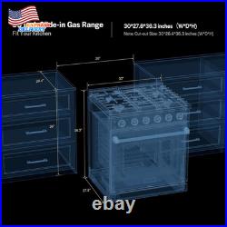 Prostyle 30 Gas Range True Convection 18K BTU Power Burner & 4.55 Cu. Ft. Oven