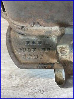 RARE 1885 Antique Cast Iron Clad Kerosene Sad Iron Stove Heater Great Shape