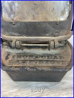 RARE 1885 Antique Cast Iron Clad Kerosene Sad Iron Stove Heater Great Shape