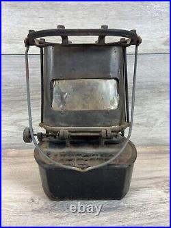 RARE 1885 Antique Cast Iron Clad Kerosene Sad Iron Stove Heater Great Shape