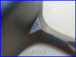 RARE! 1940s Griswold Milled Bottom Electric Stove Cast Iron Skillet No. 10 732