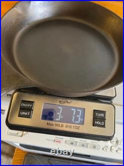 RARE Favorite Piqua Ware Ohio Miami Maimi Diamond Cast Iron Skillet Pan FLAT