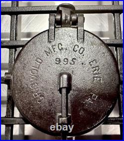 RARE Griswold Cast Iron Rosette Press, 895 & 995, Pat. June 29 1880, Erie PA RARE Griswold Cast Iron Rosette Press, 895 & 995, Pat. June 29 1880, Erie PA