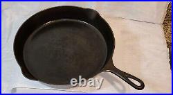 RARE PRE Griswold ERIE #12 Cast Iron Skillet 719 with Heat Ring NICE EARLY PAN
