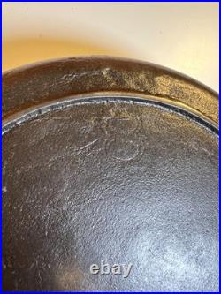RARE Portland Stove Foundry #8 Cast Iron Skillet Pan Clover Logo MAINE 3.11lb