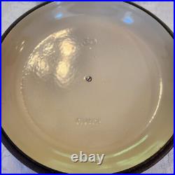 RARE VINTAGE Le Creuset 30 Cast Iron Dutch Oven with Lid in Kiwi Green Imperfect