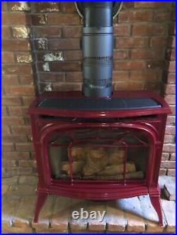 Radiance Vermont Castings Free Standing Red Cast Iron Propane Stove-Parts only