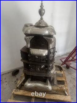Radiant Antique Parlour Stove Home Double Heater Cast Iron