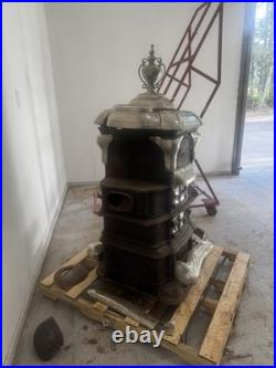 Radiant Antique Parlour Stove Home Double Heater Cast Iron