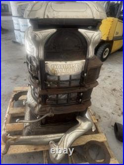 Radiant Antique Parlour Stove Home Double Heater Cast Iron