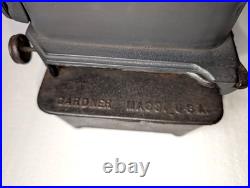 Radiant Cast Iron Kerosene Sad Iron Heater Stove 2 Burner Antique