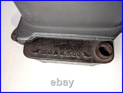 Radiant Cast Iron Kerosene Sad Iron Heater Stove 2 Burner Antique