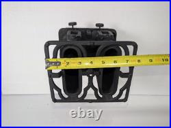 Radiant Cast Iron Kerosene Sad Iron Heater Stove 2 Burner Antique