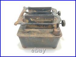 Radiant Cast Sad Iron Stove Gardner Made USA Circa 1800s Double Burner