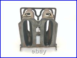 Radiant Cast Sad Iron Stove Gardner Made USA Circa 1800s Double Burner