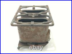 Radiant Cast Sad Iron Stove Gardner Made USA Circa 1800s Double Burner