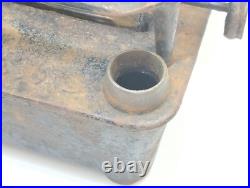 Radiant Cast Sad Iron Stove Gardner Made USA Circa 1800s Double Burner