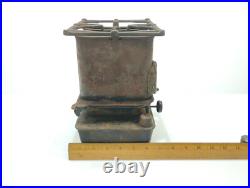 Radiant Cast Sad Iron Stove Gardner Made USA Circa 1800s Double Burner