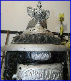 Rare 1890's Germer Radiant Home No 16 M Force Draft Parlor Heating Stove Erie PA