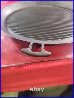 Rare AGA Stove Co. Elizabeth N. J Cast Iron Oval Griddle 15 Pat 2,008,767