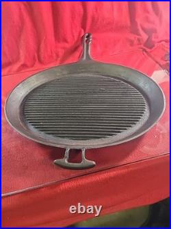 Rare AGA Stove Co. Elizabeth N. J Cast Iron Oval Griddle 15 Pat 2,008,767
