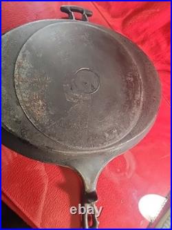Rare AGA Stove Co. Elizabeth N. J Cast Iron Oval Griddle 15 Pat 2,008,767