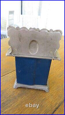Rare Antique Blue Cast Iron Toy Stove Superior